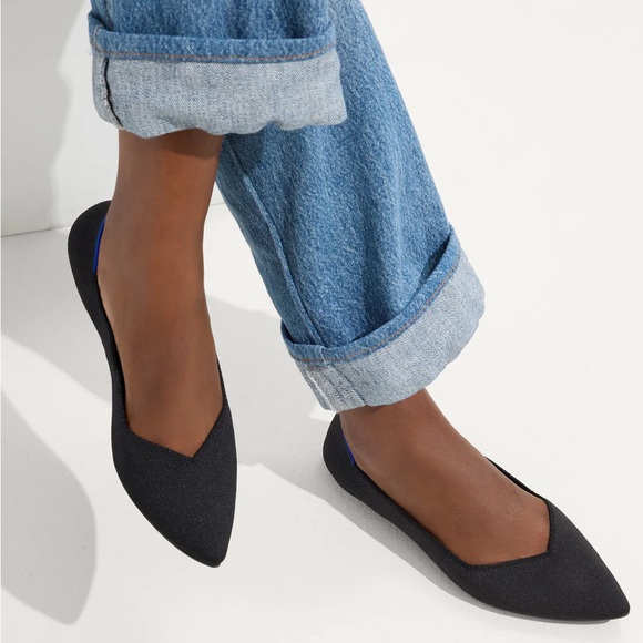 Rothy's Shoes - Rothy's Black and Blue Women's Flats